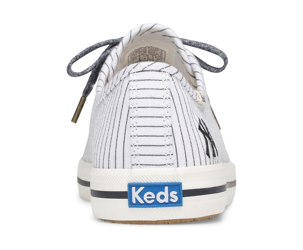 Womens Keds Sneakers - Kickstart MLB® - White - 0218-IFXUD